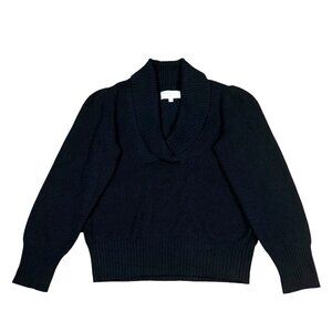 Design History Black 100% Cashmere Shawl‎ Collar Sweater Size L